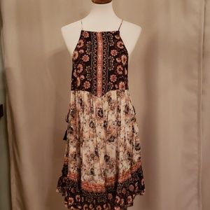 Free People Ocean Shell Combo Dress Size Large